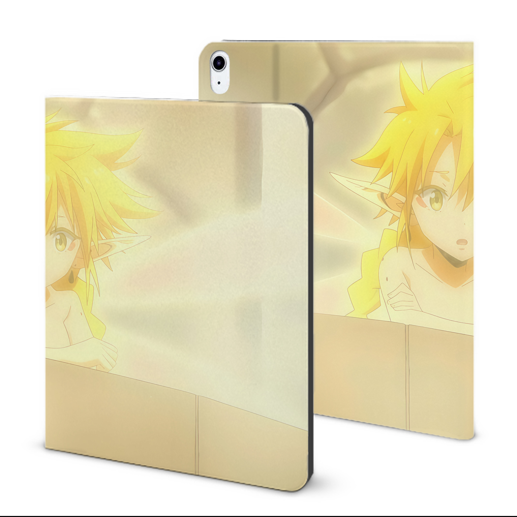 （画像用） 転スラ Regarding Reincarnated to Slime IPad ケース ブック型 PUレザー TPU 耐衝撃 軽量 薄型 ペン収納なし 全面保護 IPad 各モデル対応